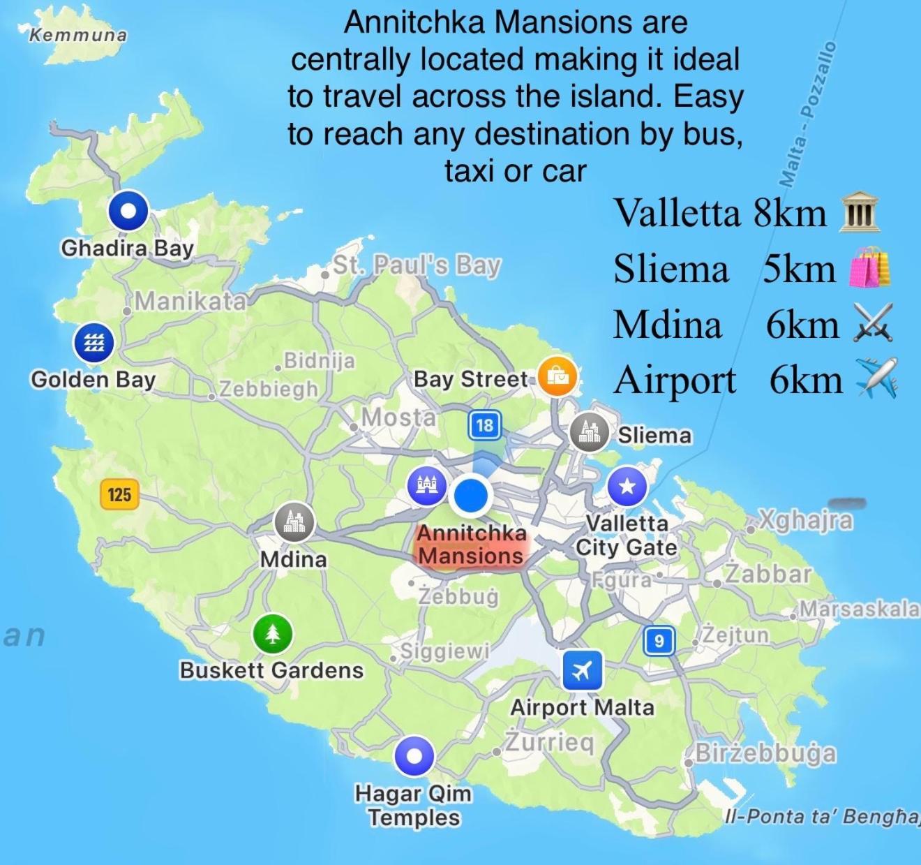 Annitchka Mansions - Penthouse In Central Malta Birkirkara Bagian luar foto